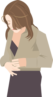 着替える女性 着替える女性 着替える,衣類,シャツ,着る,女性のイラスト素材