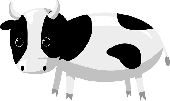 Illustration, sapi, lembu sapi, a mamalia, 