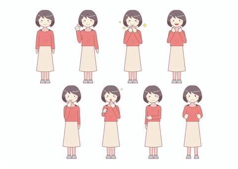 Illustration, female, people, young, 