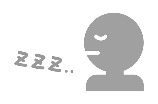 横向きの寝る人 寝る,睡眠,人物,居眠り,仮眠,いびきのイラスト素材
