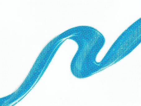 エアリーライン-アクアブルー01 風,エアリー,ブルー,濃色,信頼感,ライン,抽象,背景,光,流れのイラスト素材