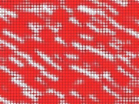 赤色と白色にハーフトーンの背景壁紙素材 ハーフトーン,赤色,白色,背景,壁紙,スクリーントーン,ドット,柄,模様,テクスチャのイラスト素材