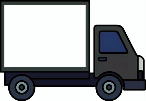 黒の貨物トラックです。 黒の貨物トラックです。 トラック,貨物車,輸送,貨物,運送業,配送,荷台,自動車,物流,短距離のイラスト素材