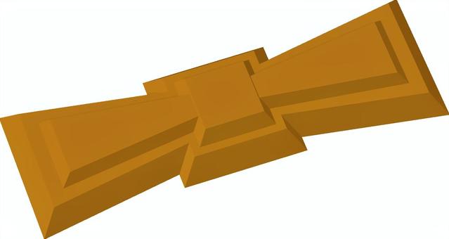 双方中方墳 考古学,遺跡,古墳,双方中方墳,茶色,蛍光色,3dcg,立体,デフォルメ,背景透過のイラスト素材