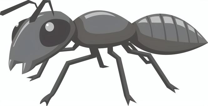 アリ（昆虫） 蟻,昆虫,節足動物,商用フリー,デフォルメ,イラスト,ベクターのイラスト素材