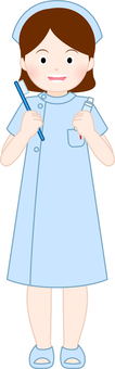 Nurse recommending toothpaste, , JPG, PNG and AI