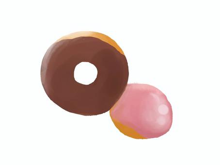 ドーナツのイラスト