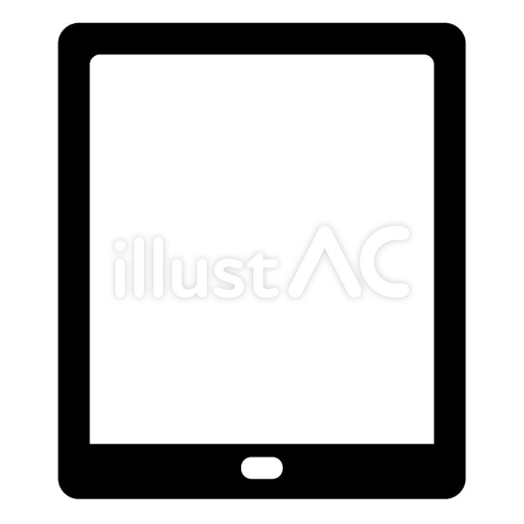 タブレット　アイコン　液晶　画面 タブレット,液晶,画面のイラスト素材