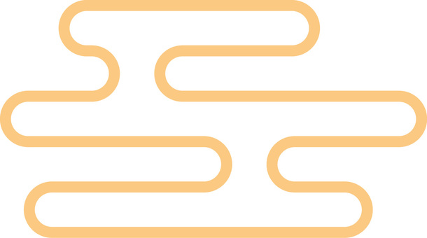 霞模様（3段線画） 霞模様,和柄,和風,霞,模様,柄,雲のイラスト素材