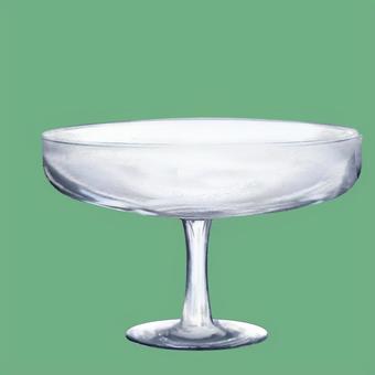 デザート用ガラス食器 食器,ガラス,デザート用ガラス,ガラス食器,透明のイラスト素材