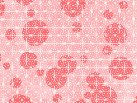 おしゃれなドット付きピンクの麻の葉模様 おしゃれなドット付きピンクの麻の葉模様 麻の葉,和柄,江戸,和風,年賀,大正,江戸時代,バックグラウンド,素材,ピンクのイラスト素材