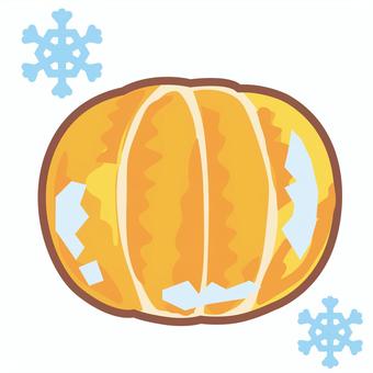 冷凍みかん丸ごと一個 冷凍,みかん,一個,まるごと,果物のイラスト素材