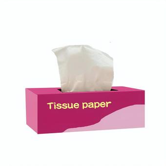 テッシュペーパー テッシュペーパー,ボックス,紙,柔らかい,拭く,薄いのイラスト素材