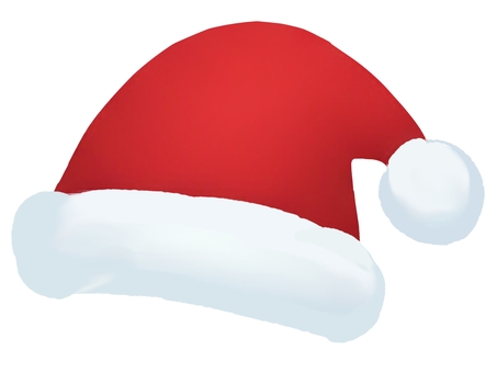 シンプルなサンタ帽