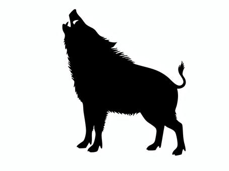 イノシシシルエット