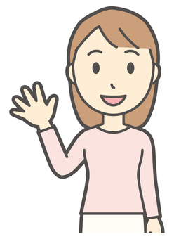  ロングヘア女性-408-バスト