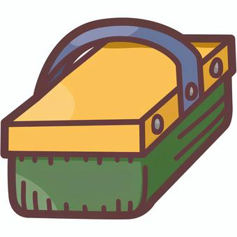黒板消しのかわいいデフォルメイラスト 学校,黒板消し,黒板,授業,消す,掃除,教室,板書,透過素材,手書きのイラスト素材