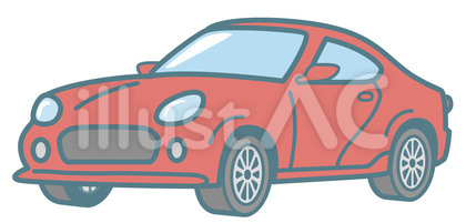 スポーツカーのイラスト
