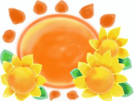 Sunflower and sun 2, JPG Sunflower and sun 2, , JPG