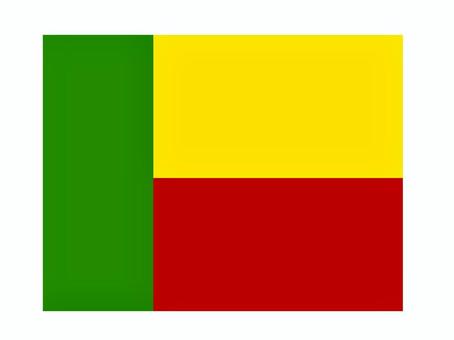 ベナン ベナン,国旗,掲揚,軍旗,弔旗,イラストのイラスト素材