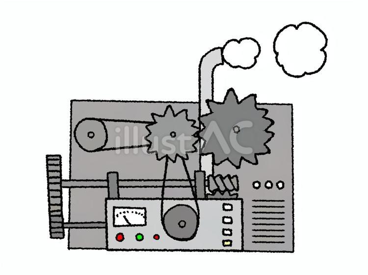 不思議な機械 不思議な機械 機械,不思議,回転のイラスト素材