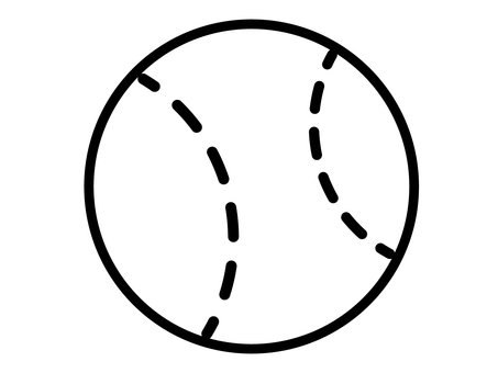 野球ボール アイコン 野球,ボール,スポーツ,試合,ゲーム,game,baseball,icon,アイコン,マークのイラスト素材