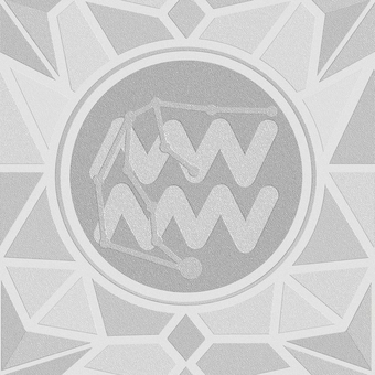 シームレスなモザイク水瓶座　ｐ エンボス  水瓶座,みずがめ座,星占い,ホロスコープ,占星術,12星座,宇宙,天体,天文,ギリシャ神話のイラスト素材