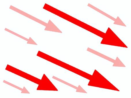 矢印 矢印,右下,誘導,お知らせ用,宣伝用,pop調,手描き,挿絵,ワンポイント,素材のイラスト素材