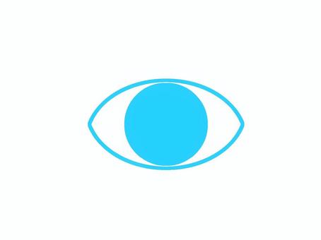 目のマーク 目,絵文字,見る,シンプル,手描き,瞳,凝視,注目,ピクトグラムのイラスト素材