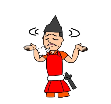 呆れる鎌倉時代の雑兵 雑兵,侍,武士,鎧武者,兵士,戦士,日本,和風,歴史,日本史のイラスト素材