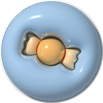 ぷっくりキャンディー① ぷっくり,ぷくぷく,キャンディー,飴,お菓子,おやつ,アイコン,トプ画のイラスト素材