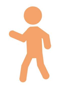 Illustration, people, pedestrian, walk, 