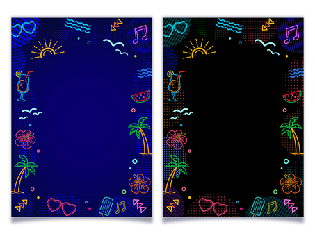 Illustration, neon, neon tarzı, alev, 