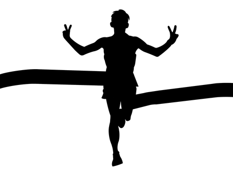 駅伝＆マラソン 駅伝,マラソン,持久走,スポーツ,運動,陸上競技,ランニング,走る,完走,ゴールのイラスト素材