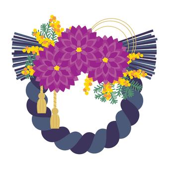 和の素材単品10 和の素材単品10 しめ縄,飾り,お正月,年賀状,モチーフ,素材,バナー,和,和風,挿絵のイラスト素材