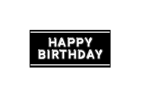 HAPPY BIRTHDAY HAPPY BIRTHDAY 誕生日,メッセージ,おめでとう,英語,イラスト文字,手描き文字のイラスト素材