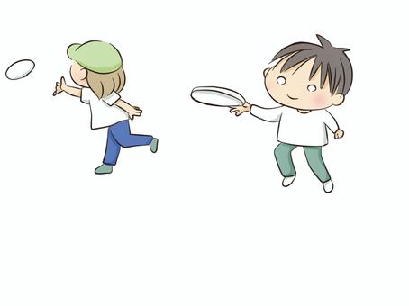 フライングディスク フライングディスク フライングディスク,ニュースポーツ,運動,レジャー,遊びのイラスト素材