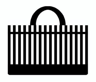 トートバッグ（エコバッグ） エコバッグ,トートバッグ,バッグ,かばん,買い物,入れ物,ショッピング,持ち物,お出かけ,持つのイラスト素材