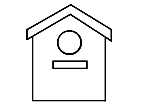 鳥かご 鳥かご,飼育,容器,木製,巣箱,イラストのイラスト素材