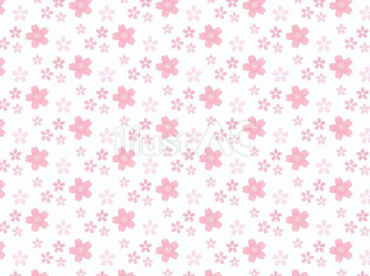 春らしい桜の背景素材　4 春,桜,花のイラスト素材