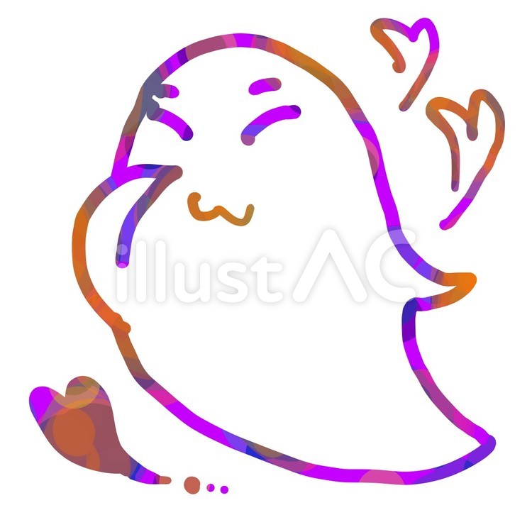 おばけ おばけ,お化け,ゴーストのイラスト素材