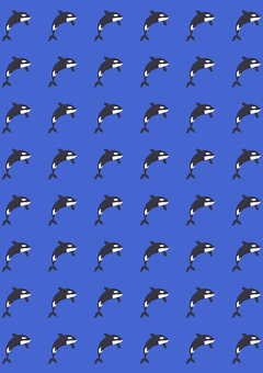 シャチのパターン2 パターン,シャチ,生き物,壁紙,海,青,背景,哺乳類,シンプル,手描きのイラスト素材