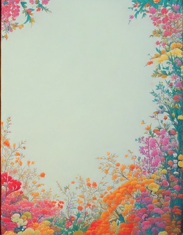 Japanese-style flower frame (vertical), JPG Japanese-style flower frame (vertical), frame, frame, fashionable, JPG