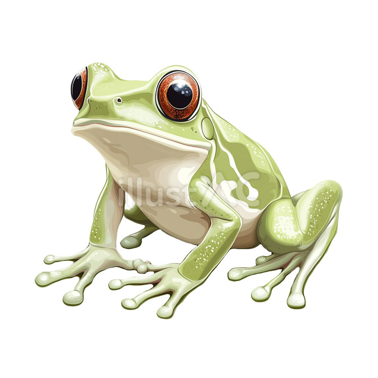 カエル カエル,生き物,ペットのイラスト素材