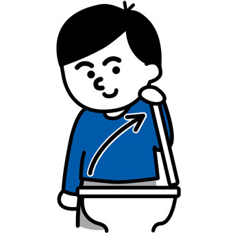 トイレの蓋を開ける 子ども トイレ動作 トイレ,トイレ動作,子ども,男の子,生活動作,生活習慣,手順,生活,保育,幼児のイラスト素材