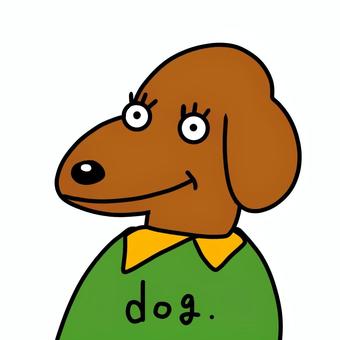 Illustration, dog, pop, surrealism, 