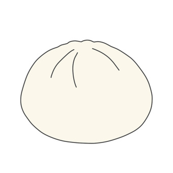 肉まん 肉まん,食べ物,主食,おやつ,アンマン,まんとう,シンプルのイラスト素材
