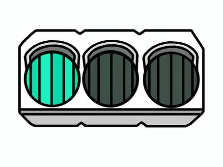 青信号 青信号,信号機,車両用,機械装置,道路交通,合図,イラストのイラスト素材