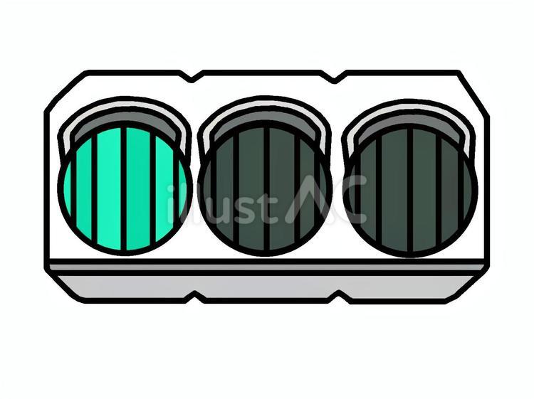 青信号 青信号,信号機,車両用のイラスト素材