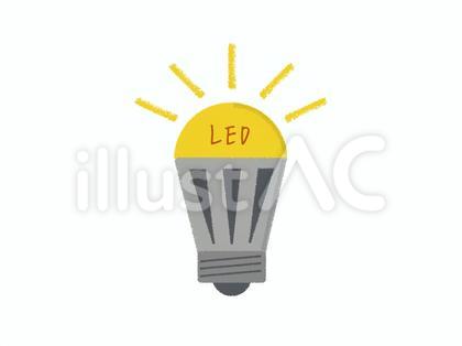 LED 電球 電気 ライト ひらめき